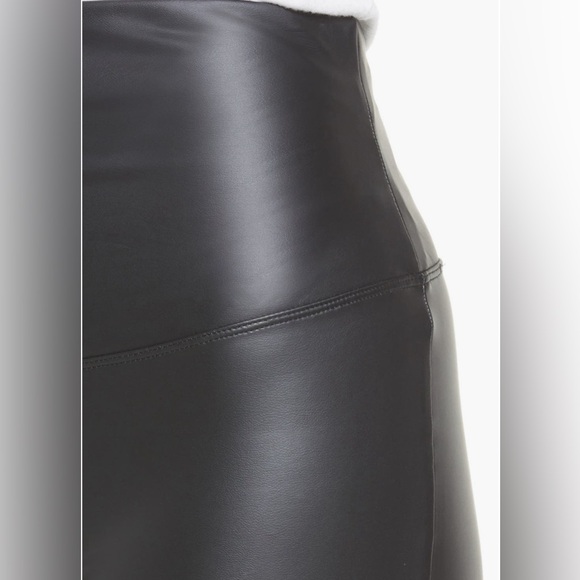 NEW Yummie faux leather shaping legging with side zip sz S - Picture 3 of 6